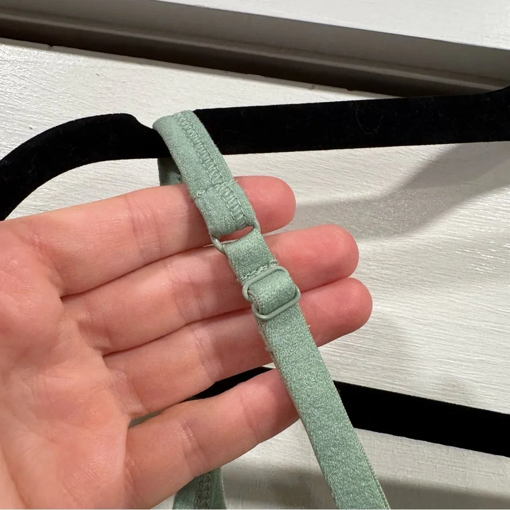 Pact Everyday Strappy Scoop Bralette Mint Green XL Comfy Loungewear Wireless - Picture 7 of 8